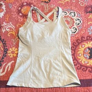 Lululemon Athletica Cream Tank Top